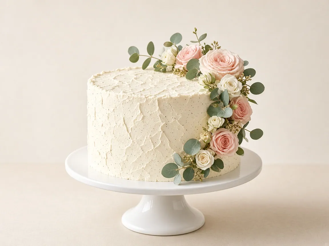 Garden Rose Celebration Cake